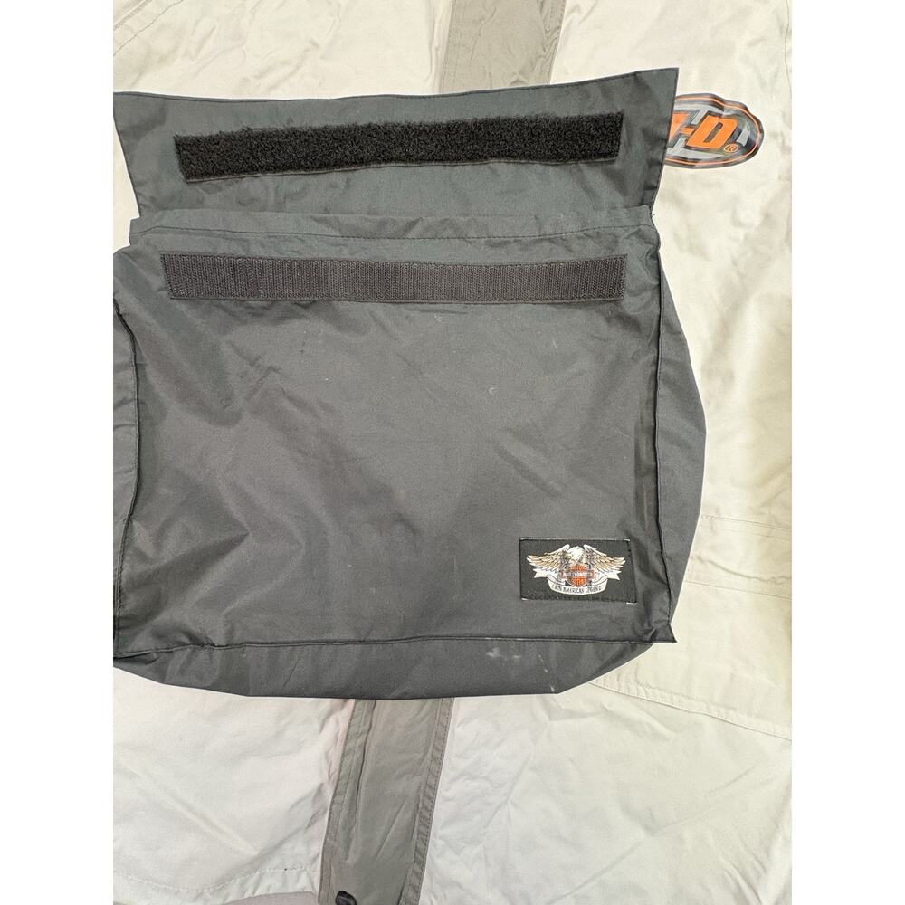 Harley Davidson Reflective Packable Motorcycle Rain/Wind Jacket Extra Large - Picture 15 of 15